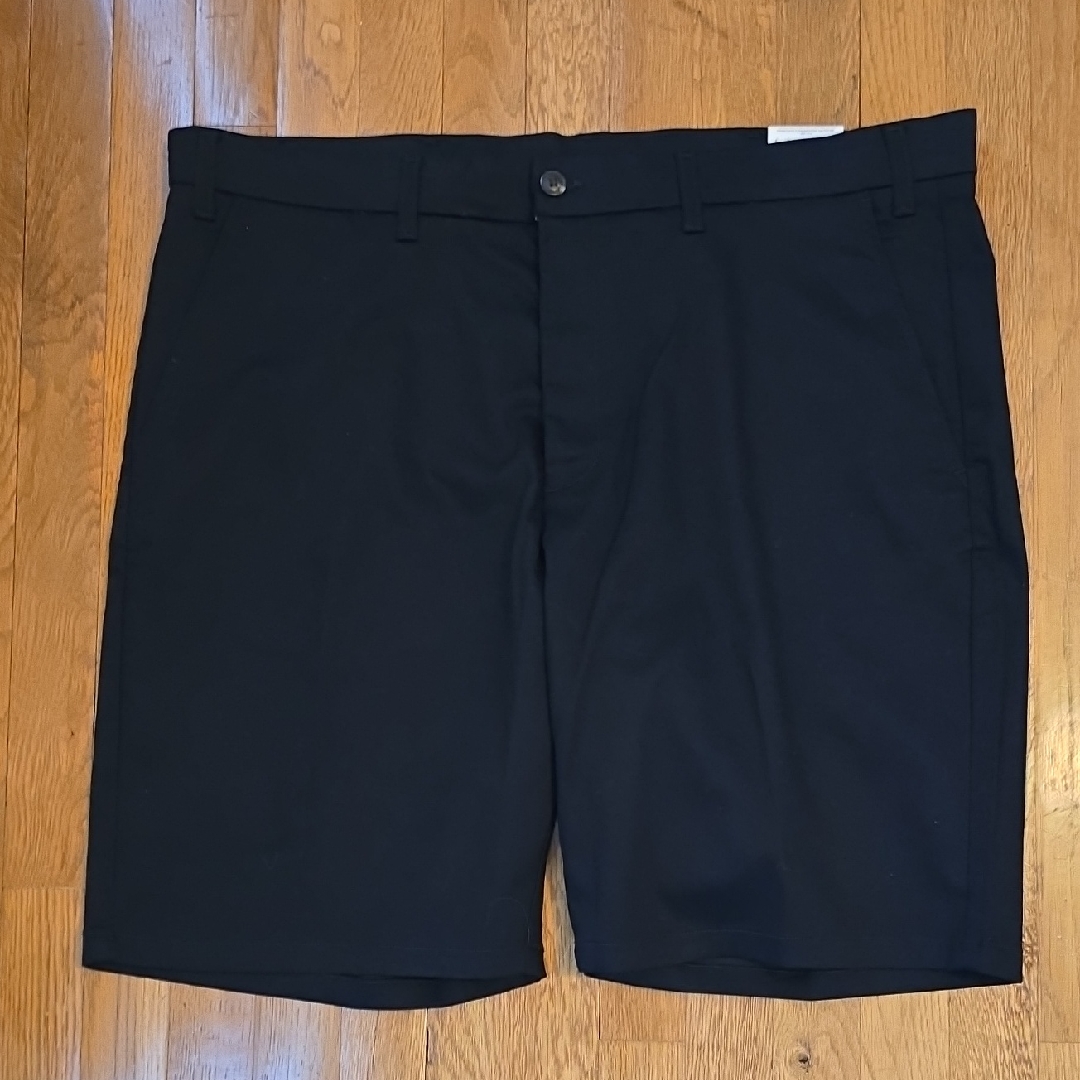 St Johns Bay Brand Mens Big  Tall Black Shorts Size 46